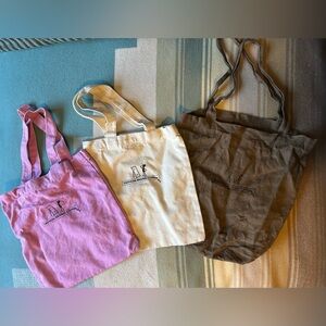 FBC Tote Bag Set - Pink, Cream, Brown